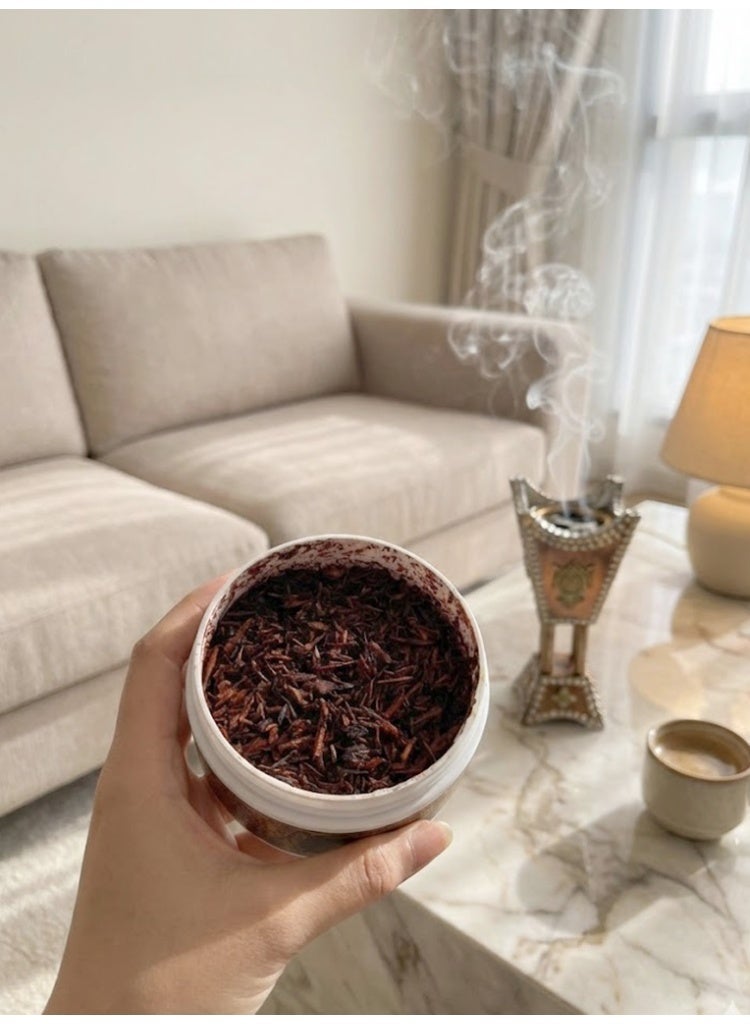 أود أل سعود بخور عود وخشب الصندل 80 جرام، علبة هدايا، عطر يدوم طويلاً، مثالي للصلاة والعبادة والاحتفالات - Image 5